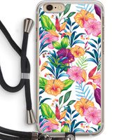 Tropisch 2: iPhone 6 PLUS / 6S PLUS Transparant Hoesje met koord