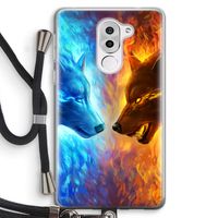 Fire & Ice: Honor 6X Transparant Hoesje met koord