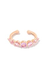 SHAY bijou d'oreille en or rose 18ct serti de saphirs - thumbnail