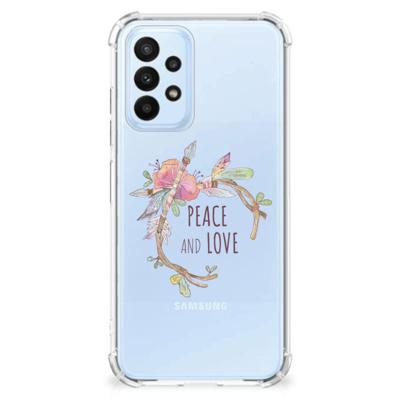 Samsung Galaxy A23 Stevig | Bumper Hoesje | Boho Text Samsung Galaxy A23 Stevig | Bumper Hoesje | Boho Text