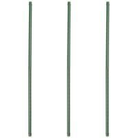 Plantenstokken donkergroen 90 cm - Set van 30x stuks - geplastificeerd verzinkt staal - plantensteun