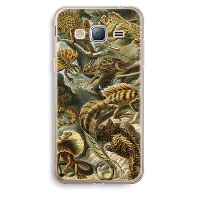 Haeckel Lacertilia: Samsung Galaxy J3 (2016) Transparant Hoesje