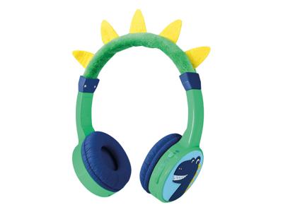 Mobilize Mobilize Wireless/Wired Over Ear Kids Headphone 85dB Dinosaur