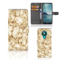 Nokia 3.4 | Bookcase | Marmer Goud