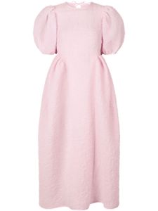 Cecilie Bahnsen robe Ulani à détail de noeud - Rose