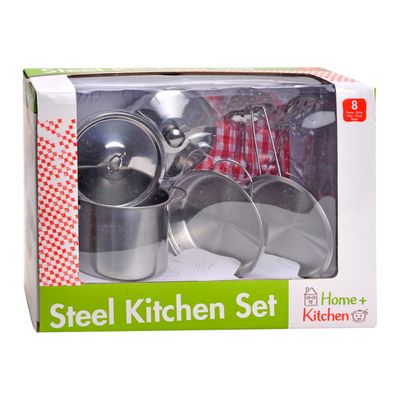 Johntoy home & kitchen pannenset, 8dlg.