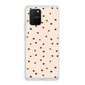 Kleine kattenkopjes: Samsung Galaxy S10 Lite Transparant Hoesje