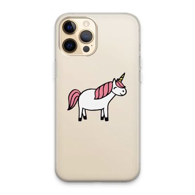 Eenhoorn: iPhone 13 Pro Max Transparant Hoesje