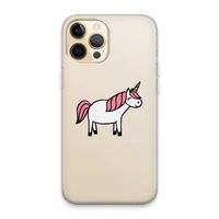 Eenhoorn: iPhone 13 Pro Max Transparant Hoesje