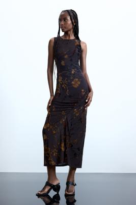 Oosters midijurk - BROWN - XL