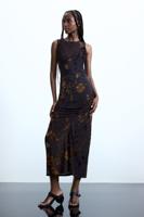 Oosters midijurk - BROWN - XL