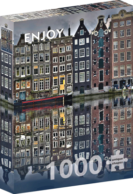 Amsterdam Houses Puzzel 1000 Stukjes