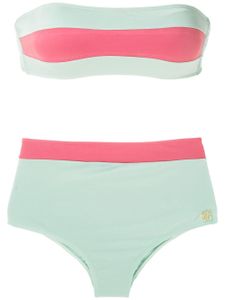 Brigitte bikini à taille haute - Multicolore