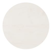 Tafelblad Ø40x2,5 cm massief grenenhout wit