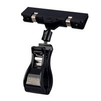 Pop-clip L zwart klem groot kaarth.groot