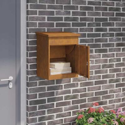 Pakket inwerp box Roestig 44 x 35 x 59 cm Cortenstaal