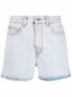 Off-White short en jean à imprimé Diag - Bleu - thumbnail