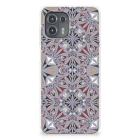 Motorola Edge 20 Lite | TPU | Siliconen hoesje | Flower Tiles