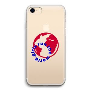 Run The World: iPhone 7 Transparant Hoesje