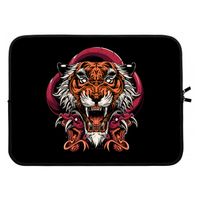 Tiger and Rattlesnakes: Laptop sleeve 15 inch