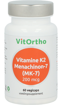 VitOrtho Vitamine K2 Menachinon-7 (MK-7) 200mcg Vegicaps