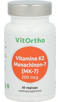 VitOrtho Vitamine K2 Menachinon-7 (MK-7) 200mcg Vegicaps