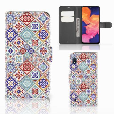 Samsung Galaxy A10 | Bookcase | Tiles Color