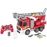 Carson Modellsport MB Arocs brandweer met draailadder 1:20 RC functiemodel voor beginners Truck