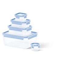 Tefal fresh vershouddoos 100% lekvrij, set 5 stuks 0.15/0.2/0.55/1.00/3.70l