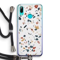 Terrazzo N°4: Huawei P Smart (2019) Transparant Hoesje met koord