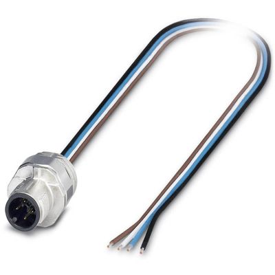 Phoenix Contact 1523463 Sensor/actuator inbouwconnector M12 Aantal polen (sensoren): 4 Stekker, inbouw 0.50 m 1 stuk(s) Phoenix Contact 1523463 Sensor/actuator inbouwconnector M12 Aantal polen (sensoren): 4 Stekker, inbouw 0.50 m 1 stuk(s)