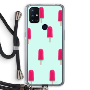 Waterijsje: OnePlus Nord N10 5G Transparant Hoesje met koord
