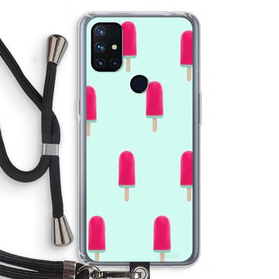 Waterijsje: OnePlus Nord N10 5G Transparant Hoesje met koord