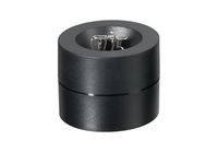 MAUL papercliphouder magnetisch Ø7.3x6cm incl. paperclips zwart