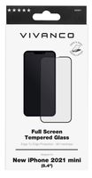 Vivanco 2.5D Screenprotector (glas) iPhone 13 mini 1 stuk(s) 2.5DGLASVVIPH2021M - thumbnail