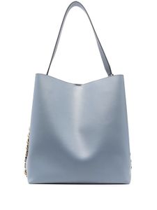 Stella McCartney sac à main Frayme à détail de chaîne - Bleu