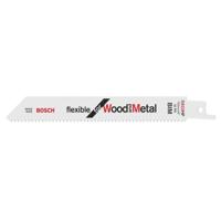 Bosch Accessories 2608656320 Reciprozaagblad S 922 HF, Flexible for Wood and Metal, verpakking van 100 stuks, 150 mm 100 stuk(s)