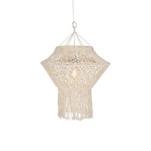 QAZQA Landelijke hanglamp macramé 90 cm - Macra