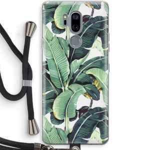 Bananenbladeren: LG G7 Thinq Transparant Hoesje met koord