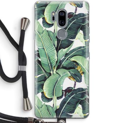 Bananenbladeren: LG G7 Thinq Transparant Hoesje met koord