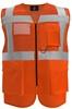 Korntex KX808 Multifunctional Hi-Vis Mesh-Vest Athens - Signal Orange - 3XL