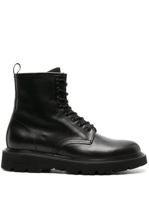 Woolrich bottines New City en cuir - Noir