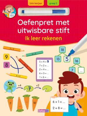 Oefenpret met uitwisbare stift - Ik leer rekenen (Hardback)