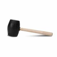 Rubberen hamer Rubi 65908 Zwart 750 g - thumbnail