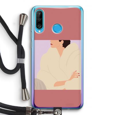 Cosy: Huawei P30 Lite Transparant Hoesje met koord