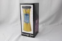 voorraadpot met tekst pasta