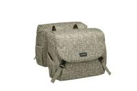 New Mondi joy dubbele fietstas - bruin, waterafstotend, 38 ltr