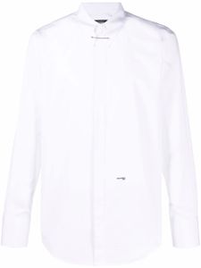 DSQUARED2 chemise à col pointu plat - Blanc