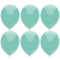 Ballonnen verjaardag/thema feest - 300x stuks - mintgroen - 29 cm