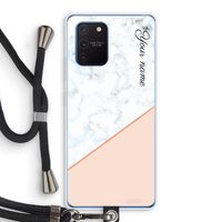 Marmer in stijl: Samsung Galaxy Note 10 Lite Transparant Hoesje met koord Marmer in stijl: Samsung Galaxy Note 10 Lite Transparant Hoesje met koord